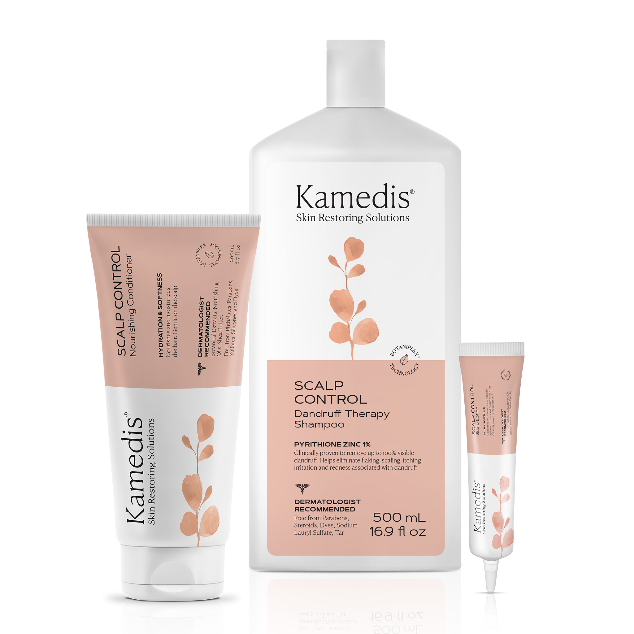 Dandruff Treatment Kit: Shampoo + Conditioner + Scalp Lotion (PAUSE)